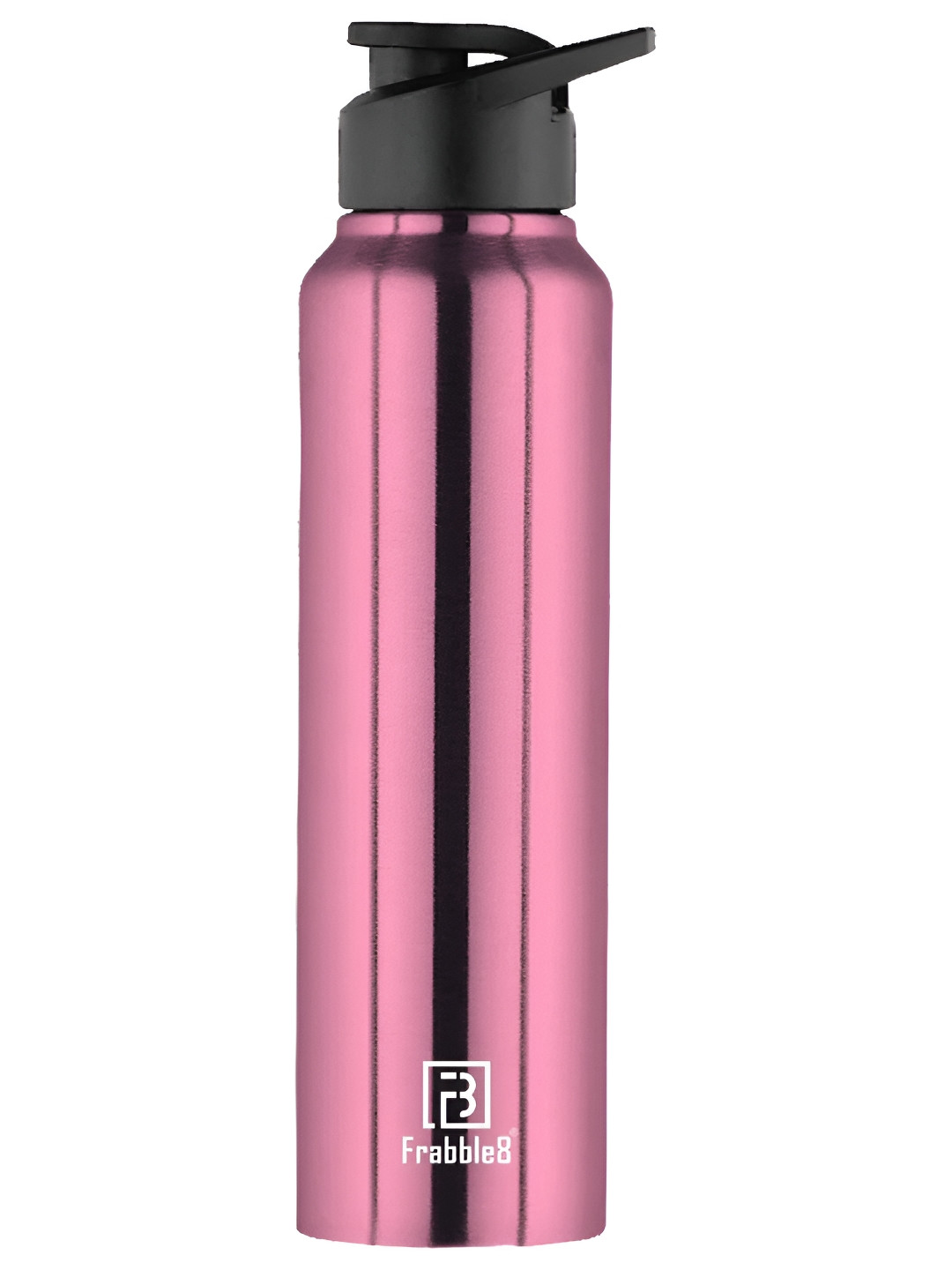 Frabble8 F8-1000ML-SIPZODIPPER-PINK Pink Brand Logo Stainless Steel Flip Top Sipper - 1L