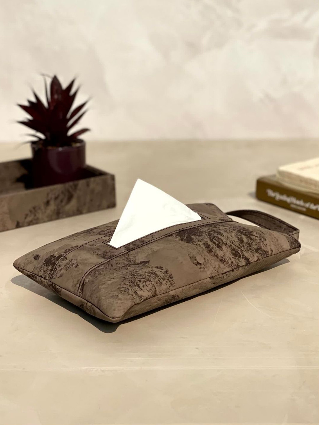 Mason Home Indo Mocha Tissue Cover