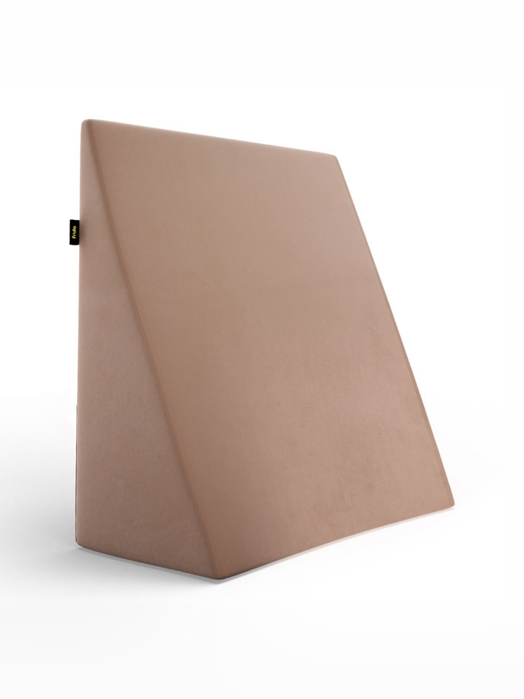 FRIDO Brown Solid Faux Velvet Medium Memory Foam Sleep Pillow-50 x 35 x 51 cm