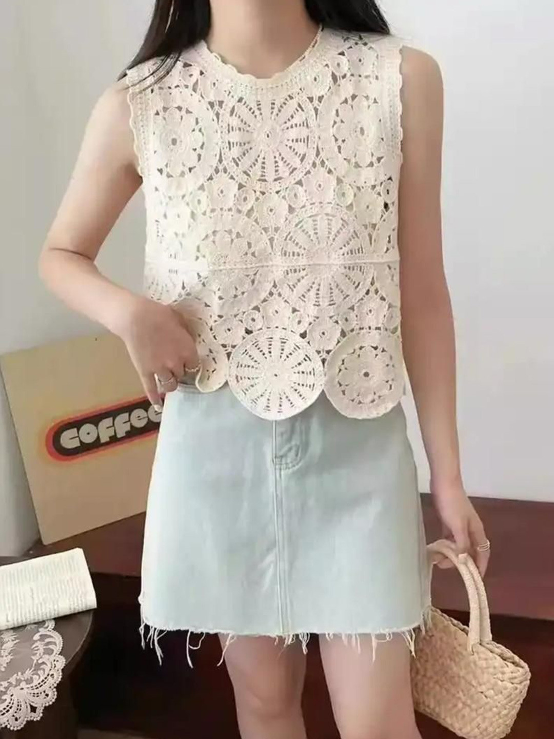 Miss Mosa By Akanksha  Levi Crochet Summer Top