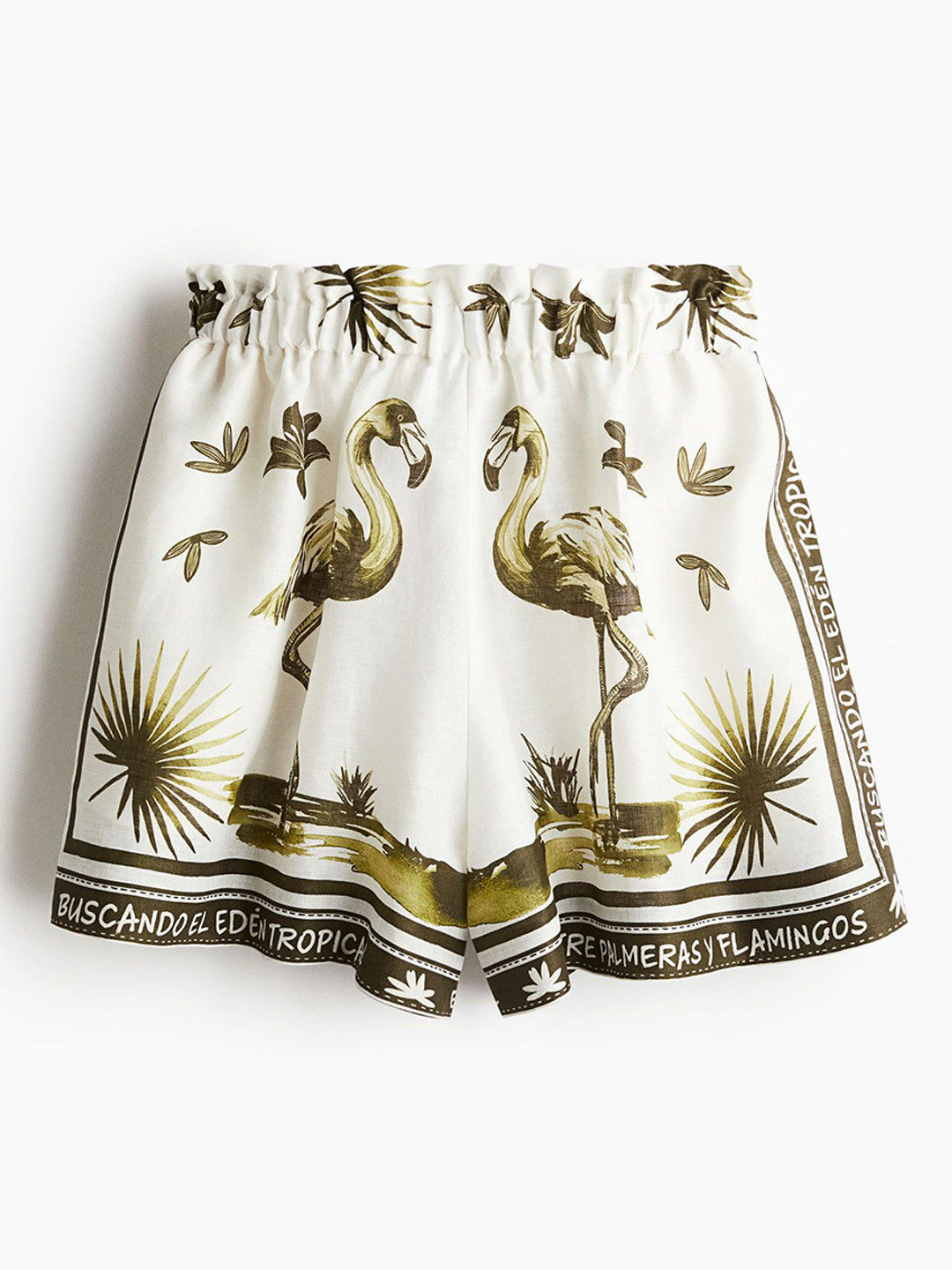 H&M Linen Paper Bag Shorts