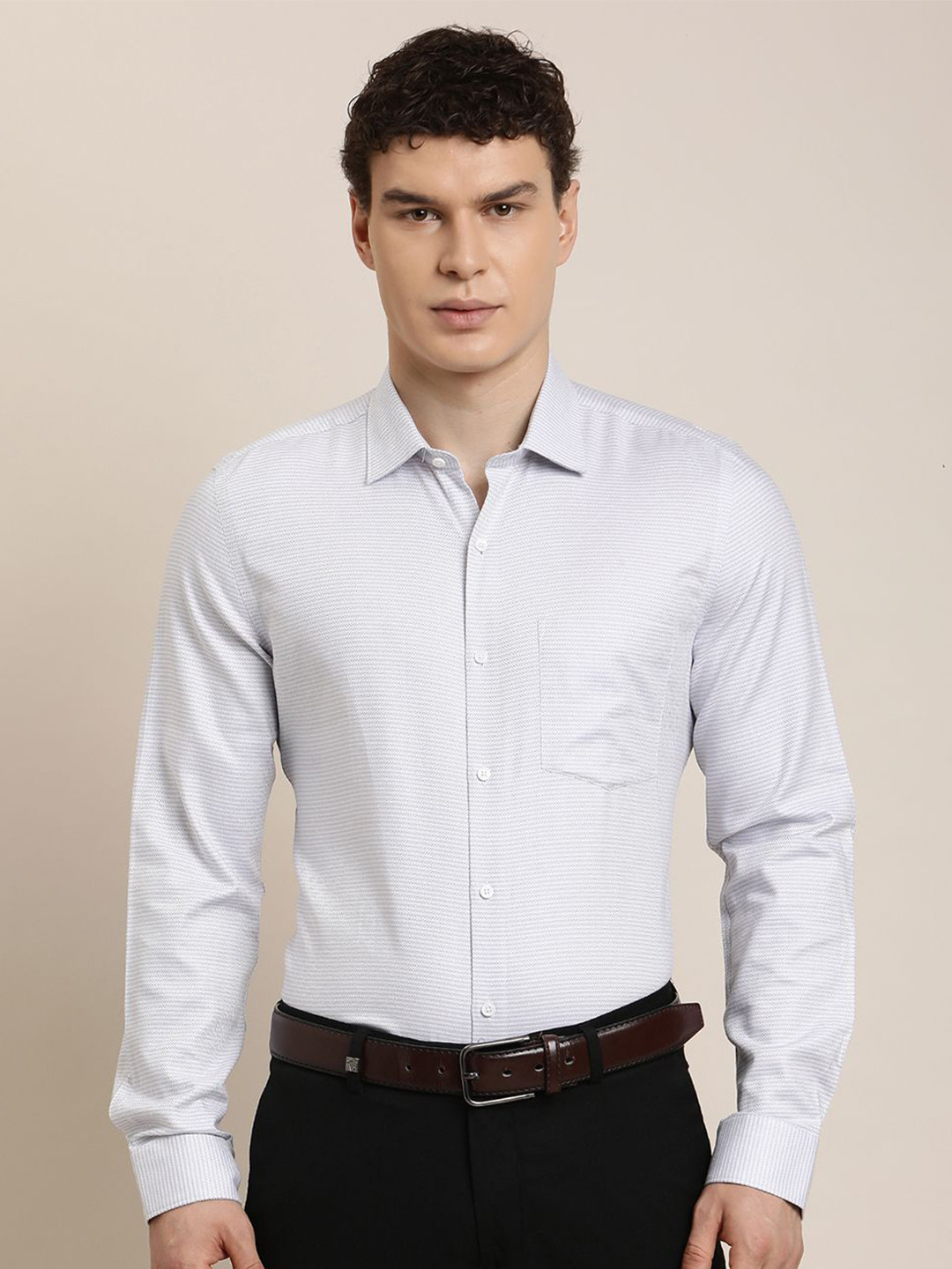 Turtle Classic Slim Fit Formal Shirt