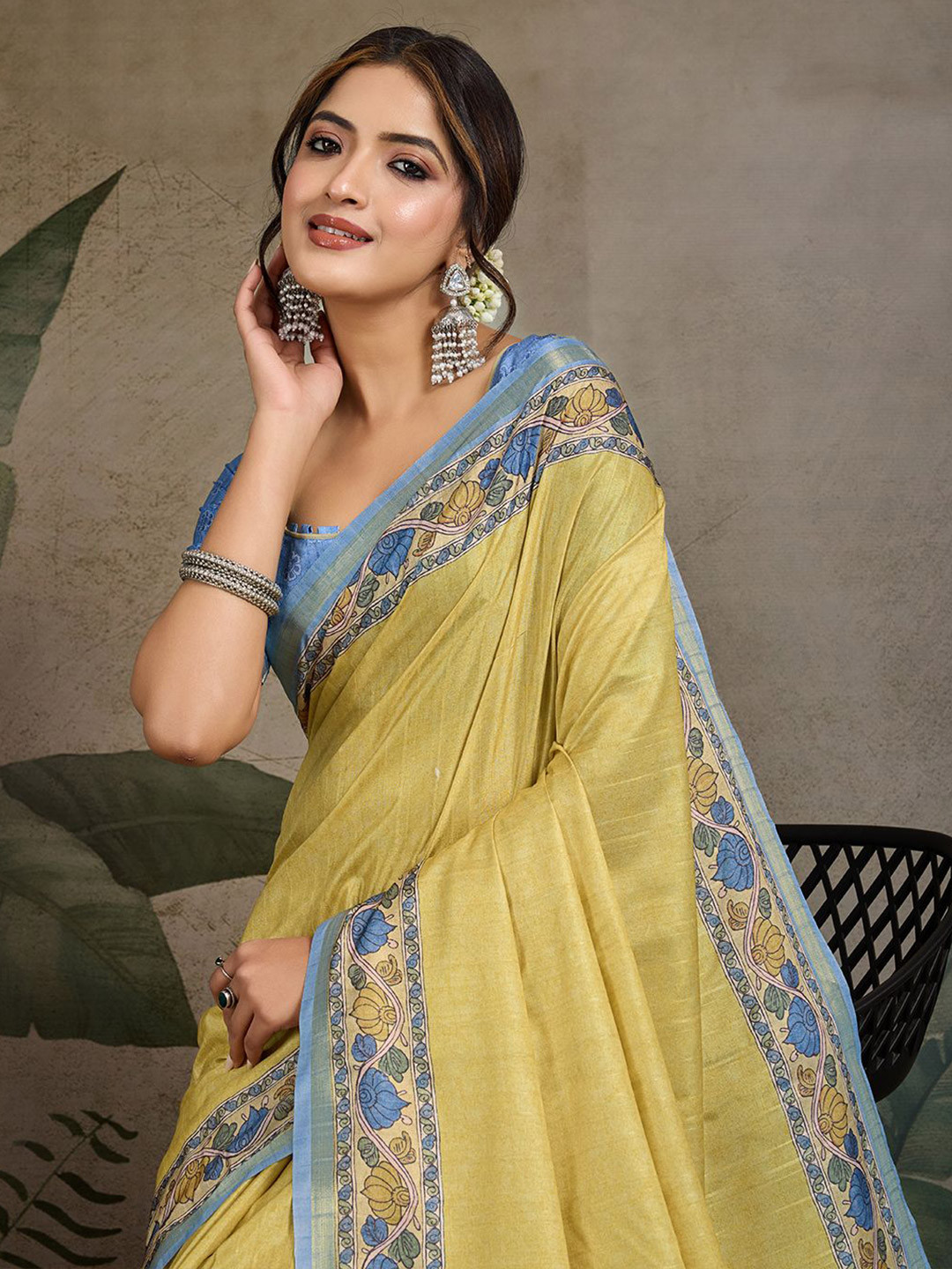 TASRIKA Ready to Wear Block Print Saree