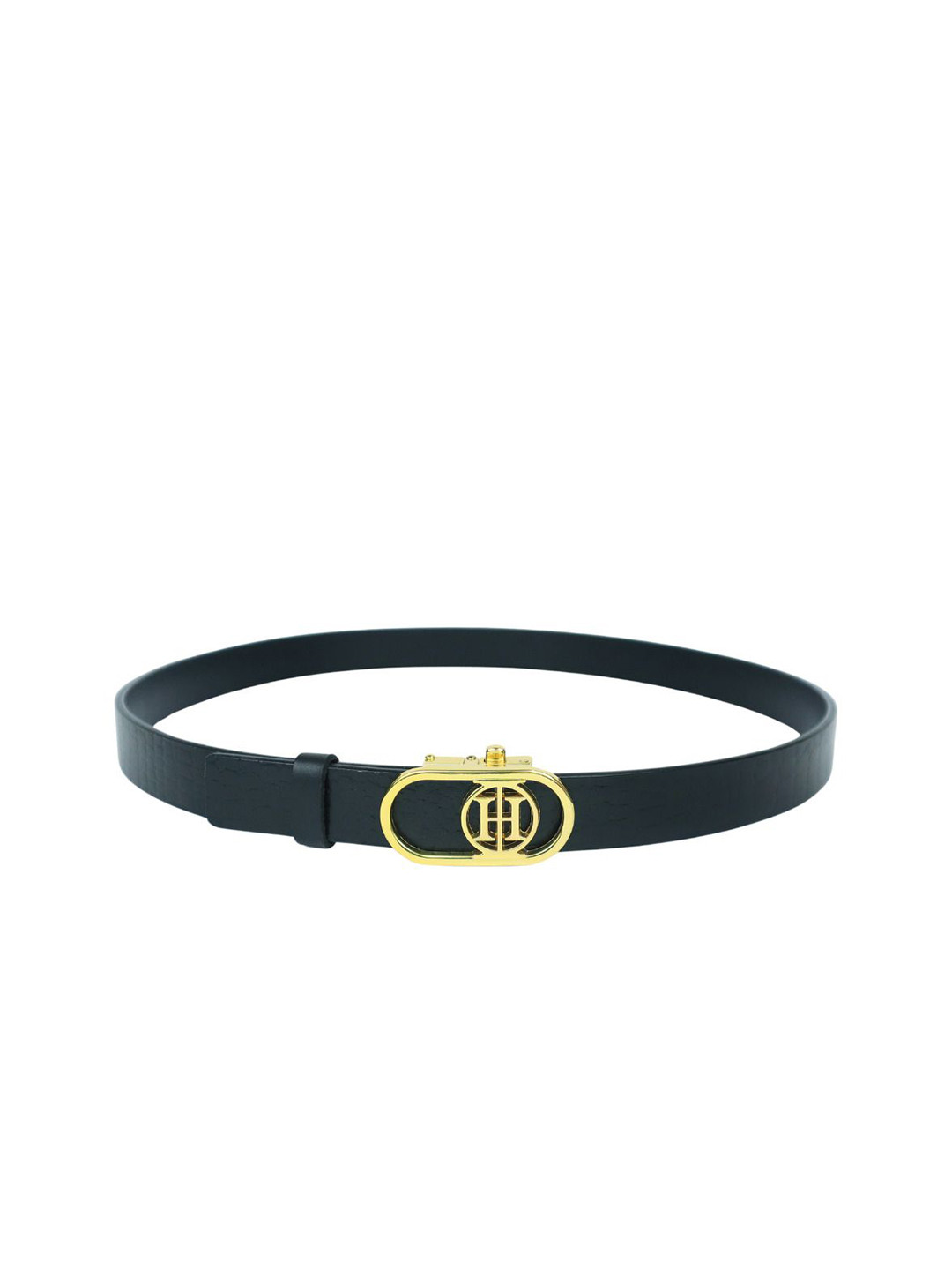 House of Inara Women Textured Leather Belt