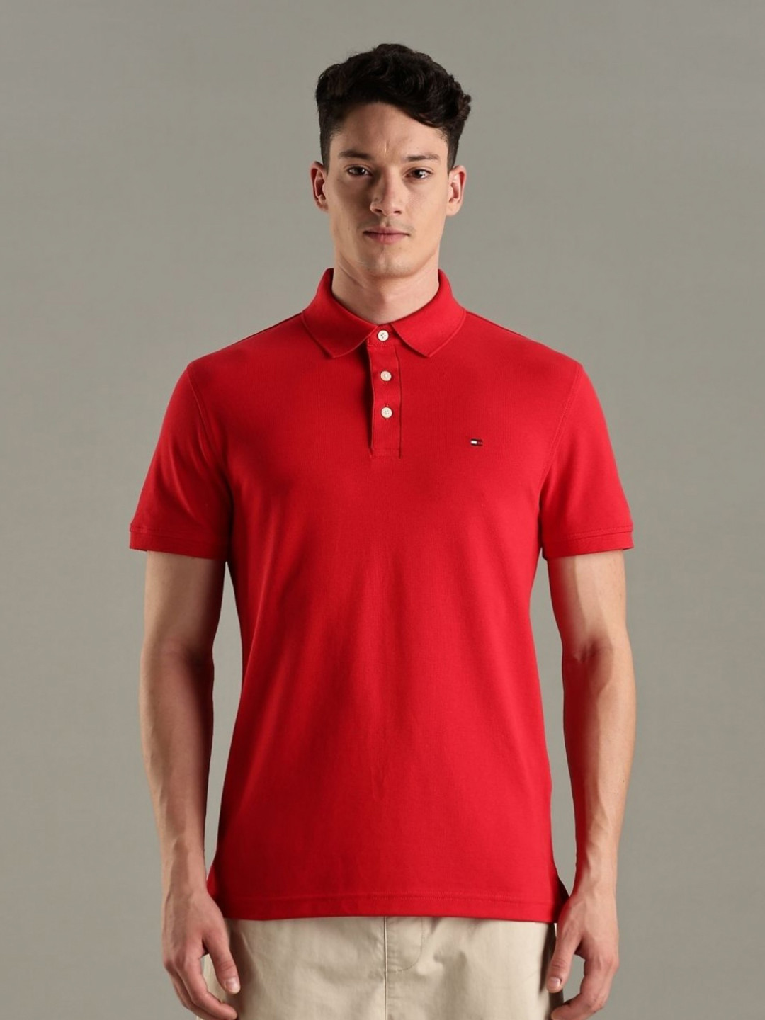 Tommy Hilfiger U.S Collection Polo Collar Cotton Slim Fit T-shirt