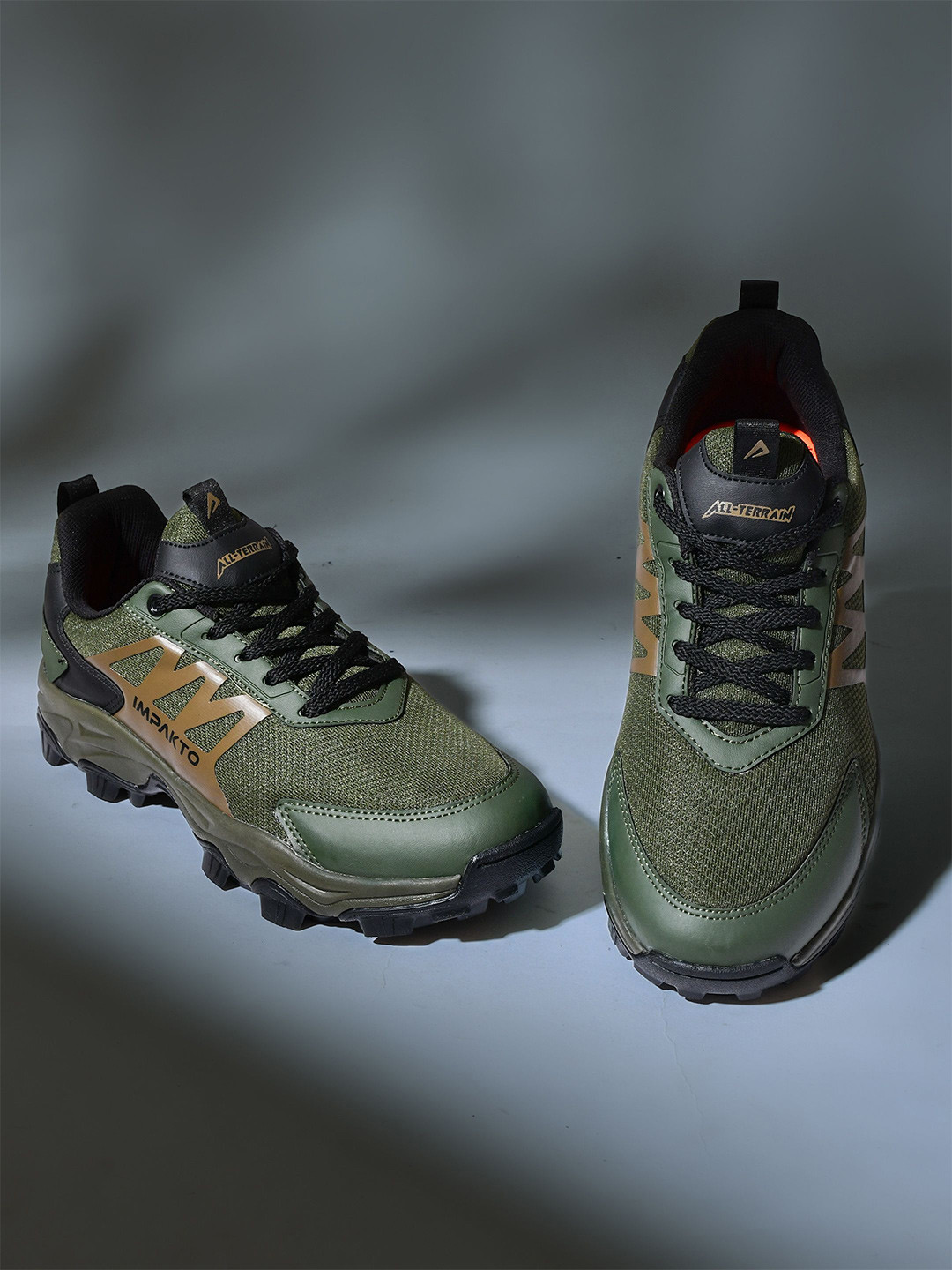 IMPAKTO  EdgeRunner Rooted Big Toe Box Waterproof Trekking & Hiking Shoes for Men