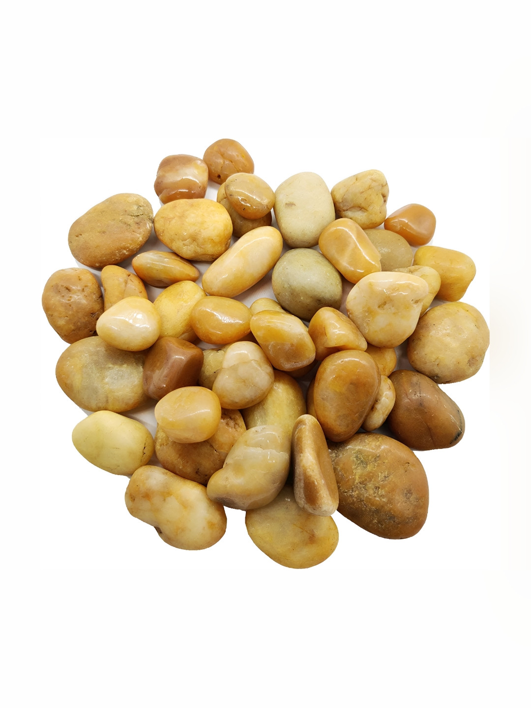 VANNEF Brown Ornamental River Rocks Tumbled Stones Garden & Aquarium Decor