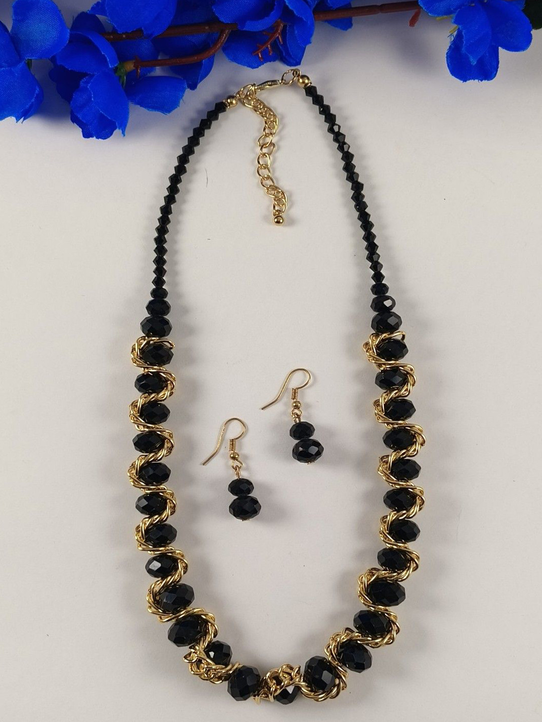 Jewelz Midnight Glam Beaded Jewellery Set