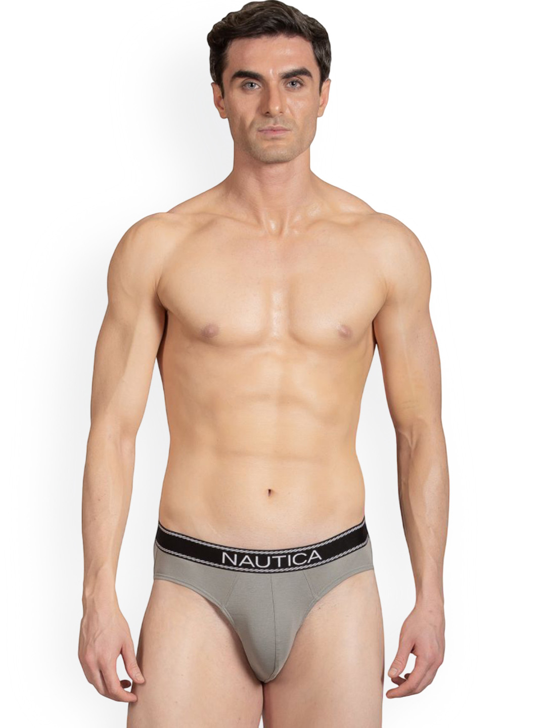 Nautica Mid-Rise Basic Briefs RBF02-NGRY