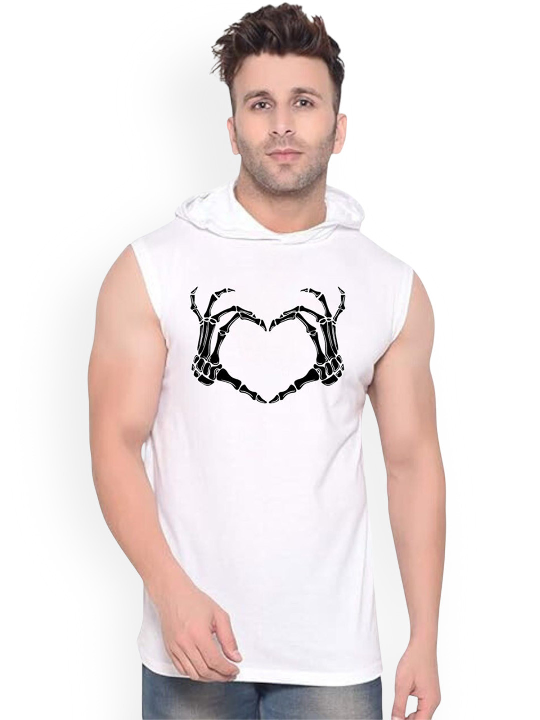 Fashnobic Hand Heart Printed Cotton Gym Vests K__print-31_gym_vest_white