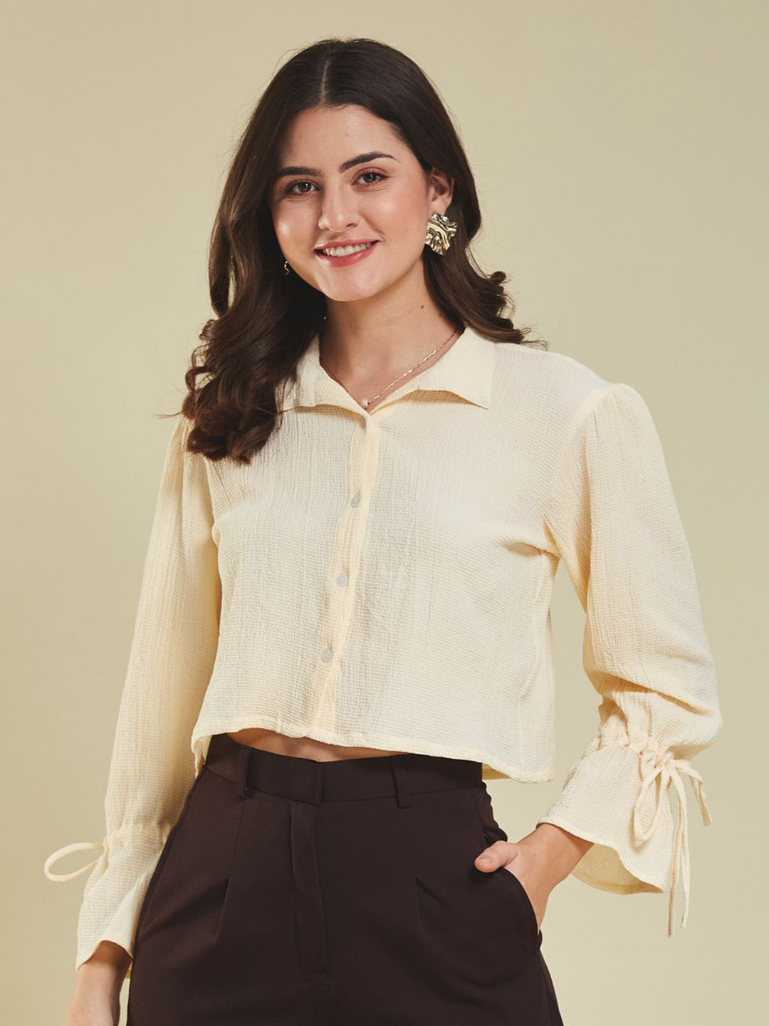 J Turritopsis Button-Down Collar Relaxed Casual Shirt