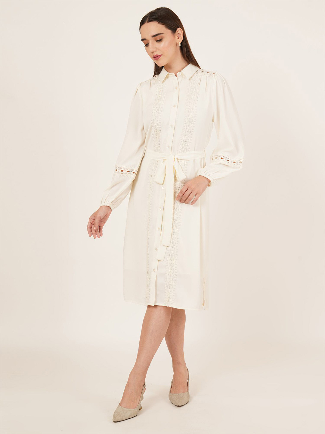 IX IMPRESSION Shirt Midi Dress