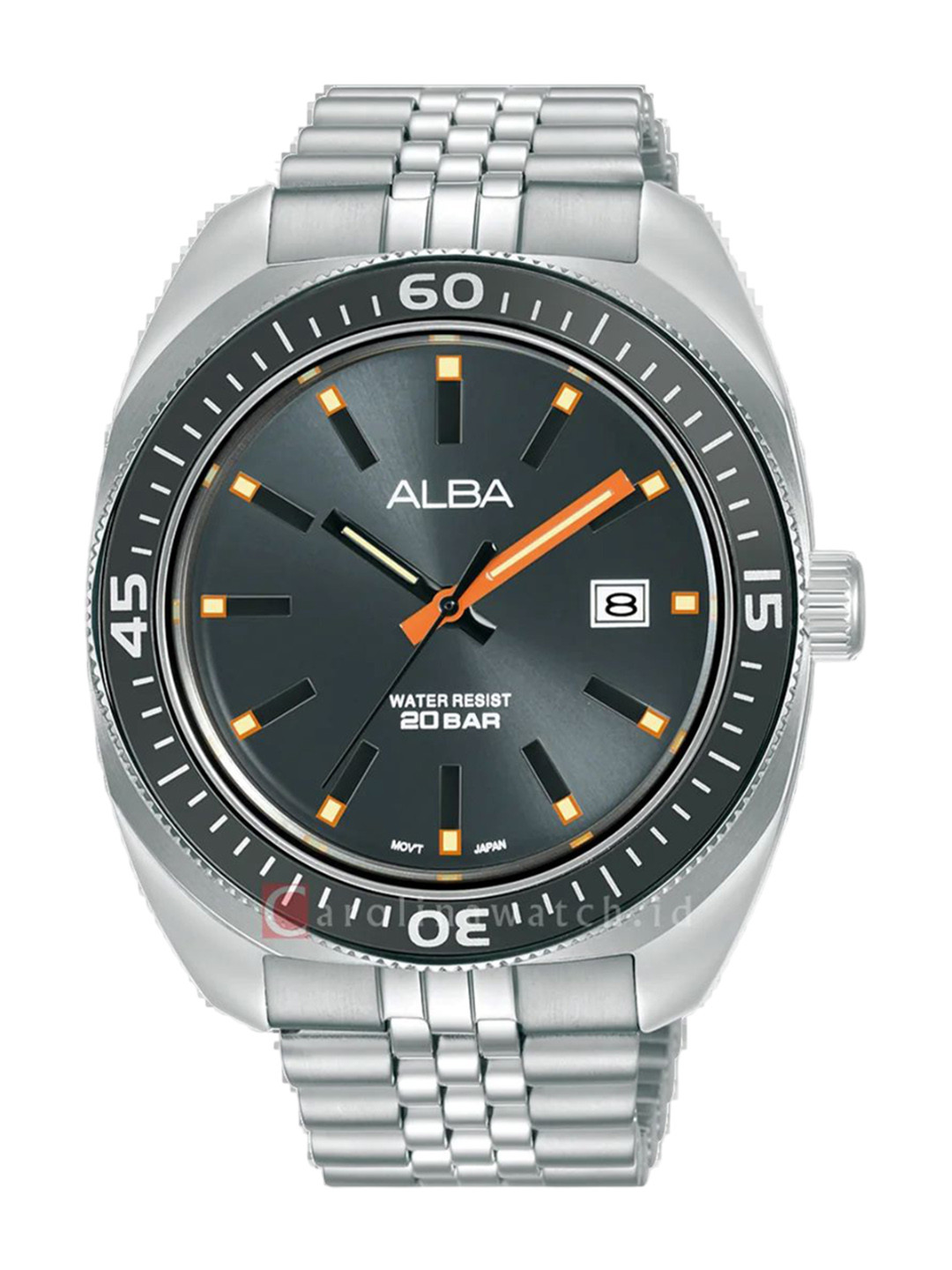 Alba by seiko Grey Dial Quartz Watch AS9T87X1