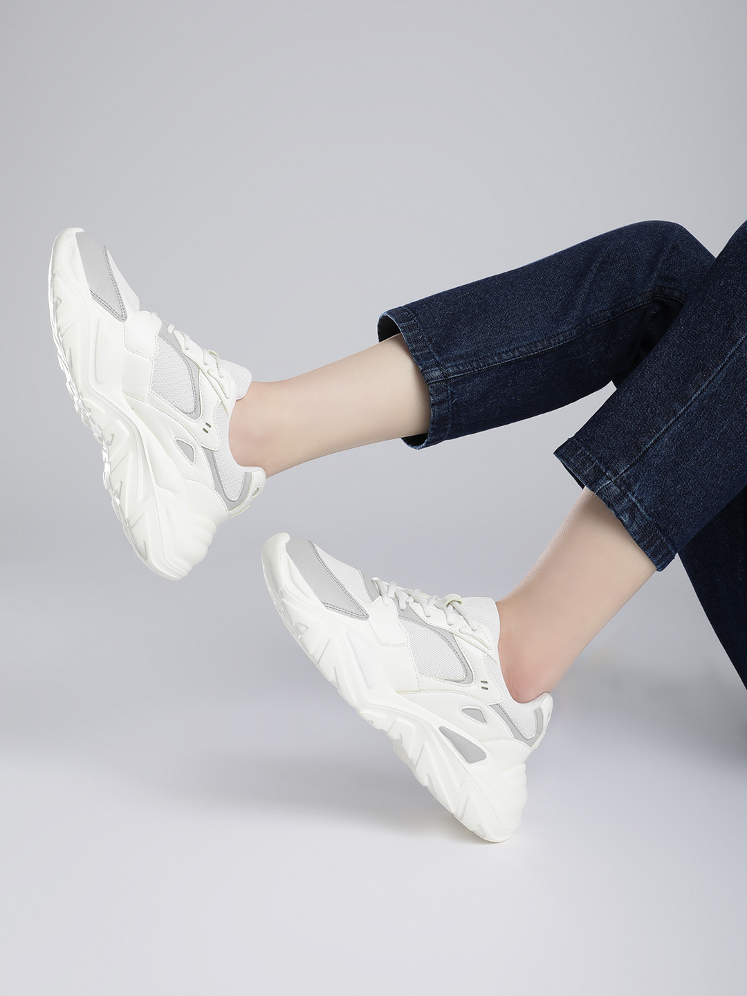 The Roadster Life Co. Women Colourblocked Chunky Sole Shoes