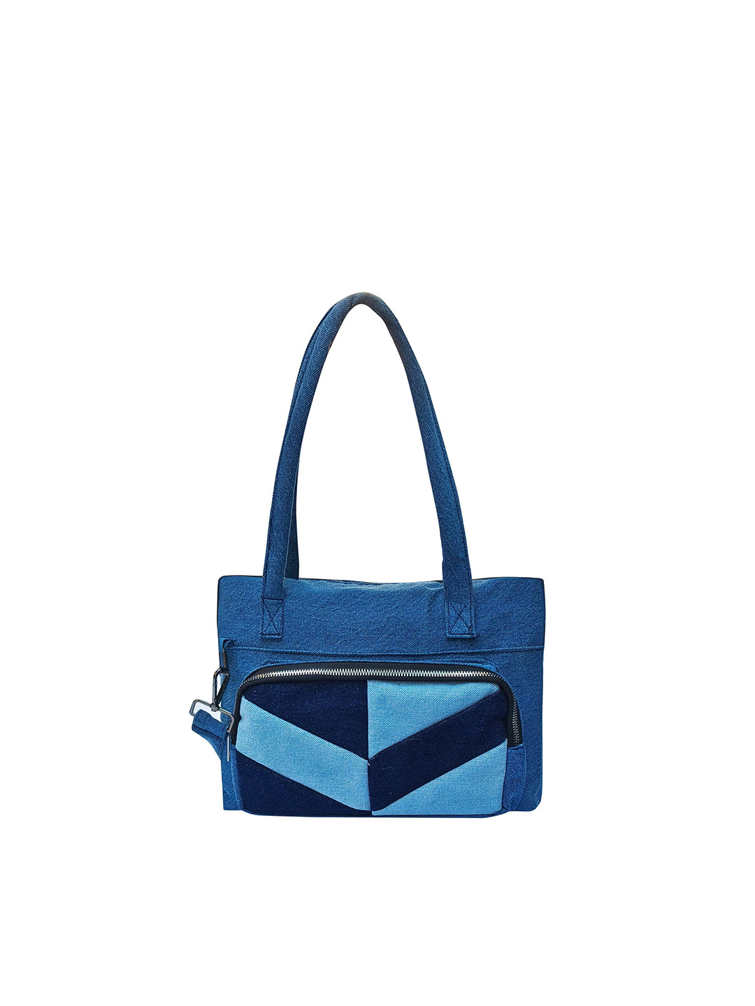 The Purani Jeans Structured Tote Bag with Applique