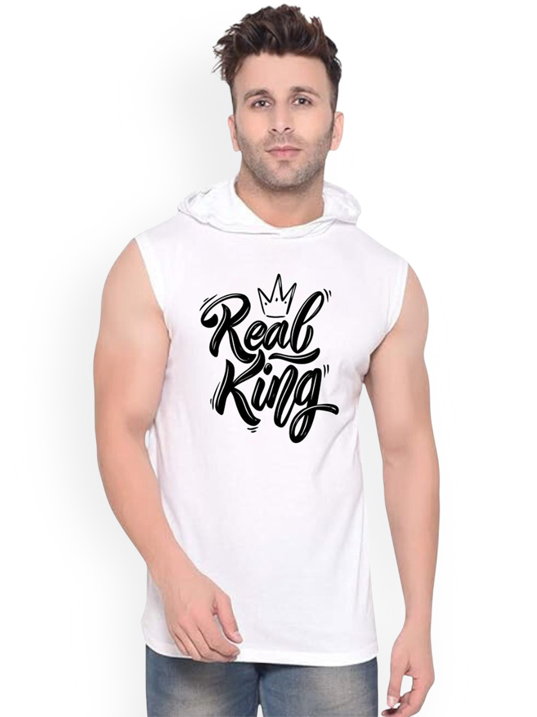 Fashnobic King Printed Gym Vest K__print-28_gym_vest_white