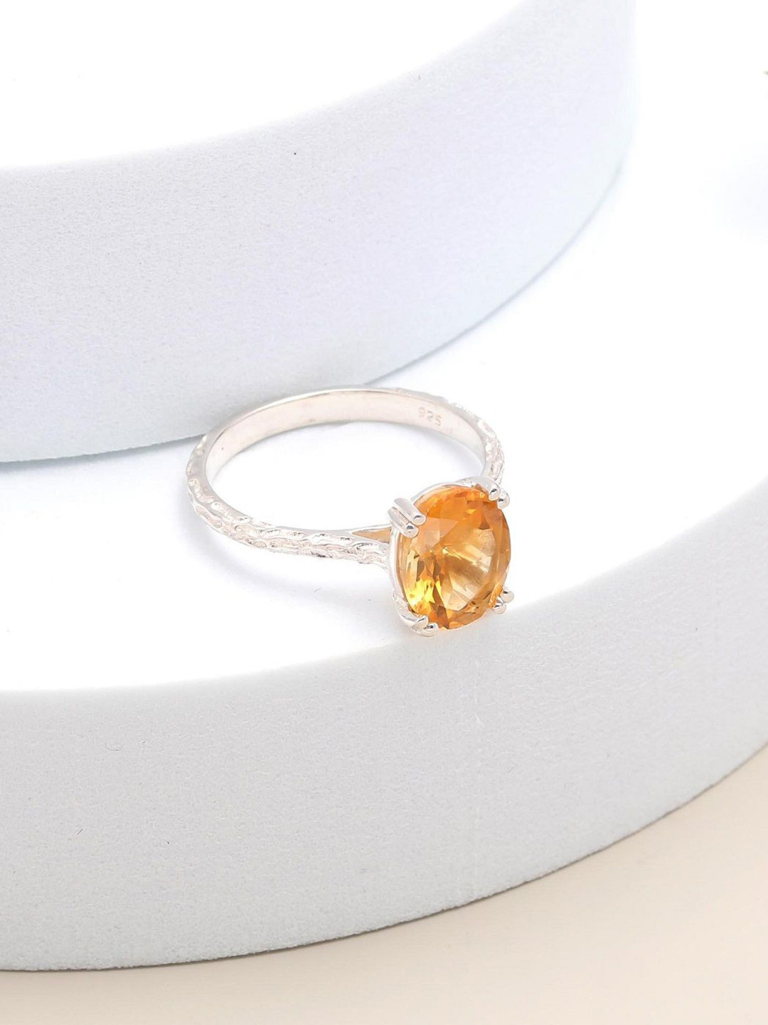 ORO ALMA Citrine Silver Ring