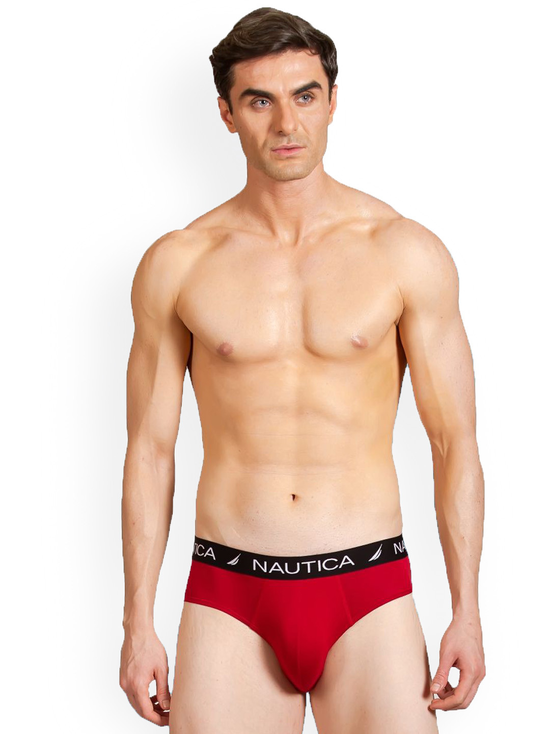 Nautica Mid-Rise Basic Briefs BLBF01-RRED