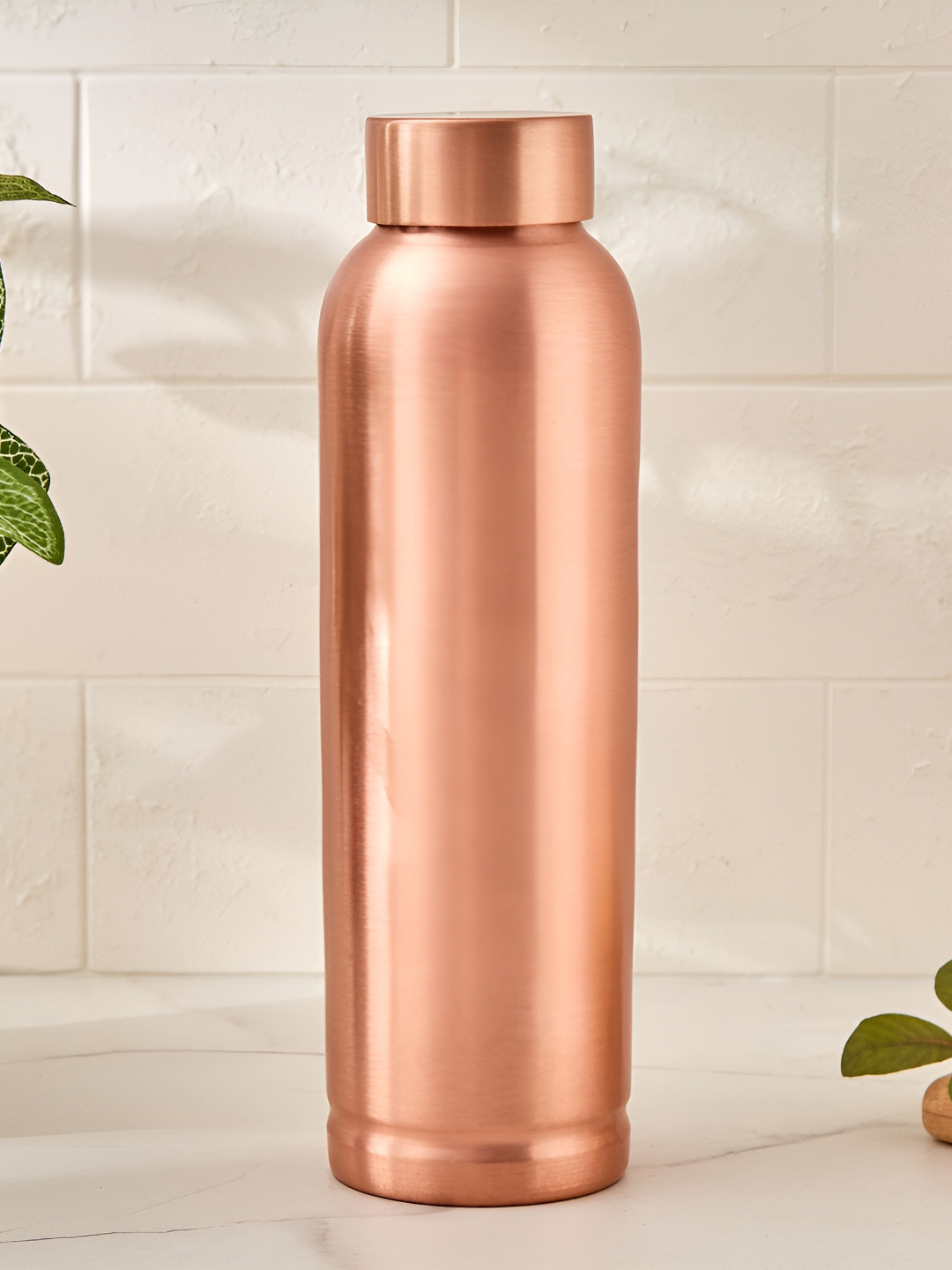 Home Centre Solid Copper Airtight Water Bottle - 950ml