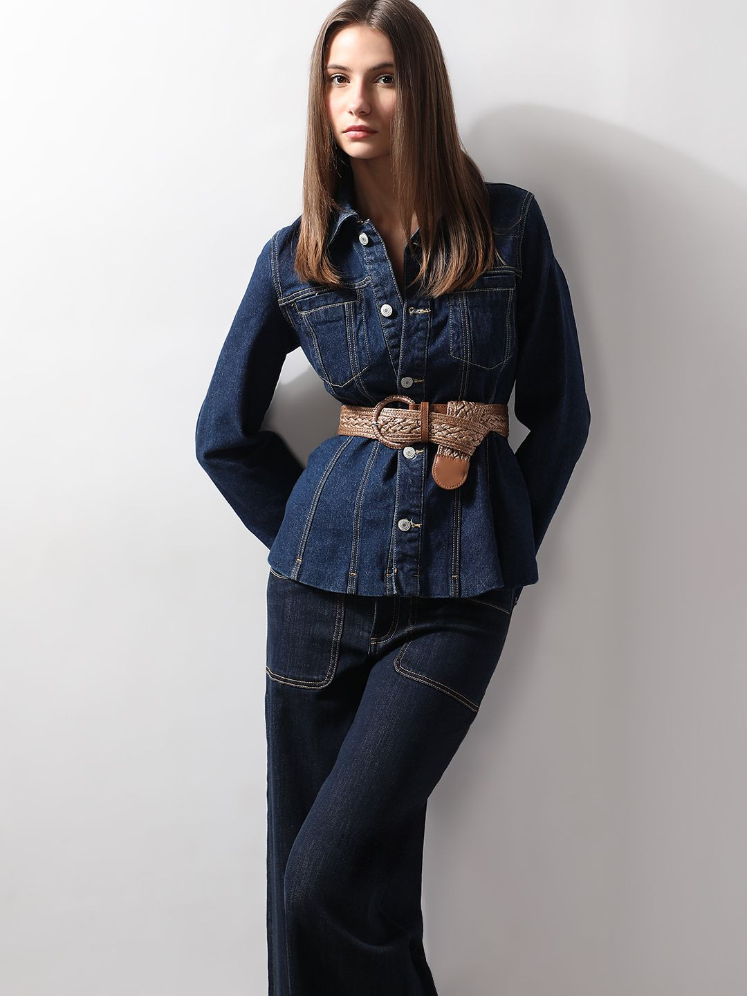 Vero Moda Anemone Women Braided Belt With A Tang Closure