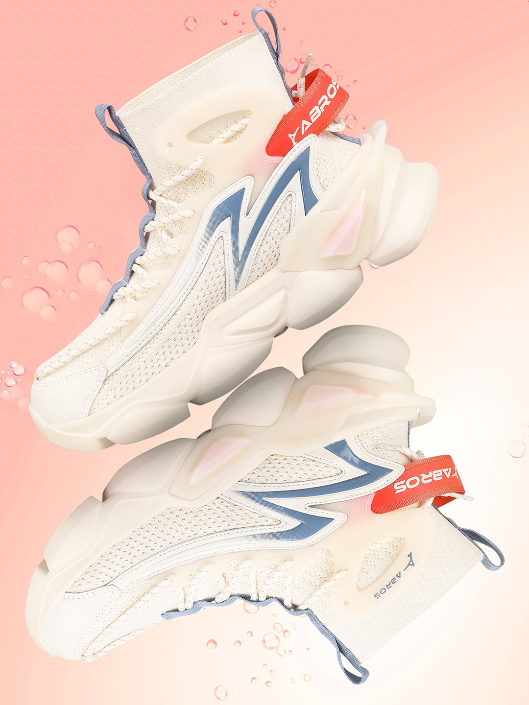 ABROS Men Yama O Mesh Lace-Ups Sports Shoes With Air Technology