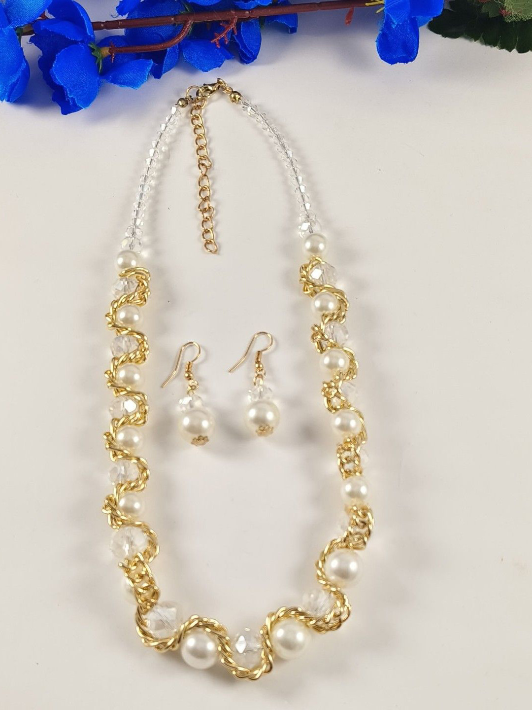 Jewelz Beaded Twisted Jewellery Set