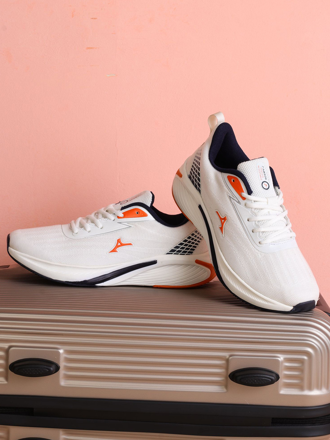 ABROS SLAYER-OR Men Mesh Lace-Ups Running Shoes