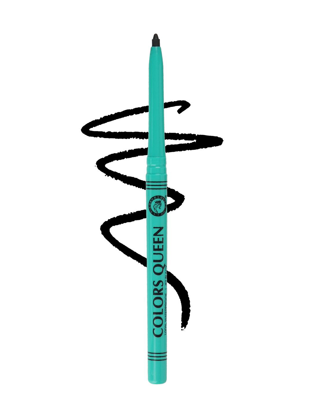 Colors Queen Bold Eyes Auto Kohl Kajal With Vitamin E - Jet Black