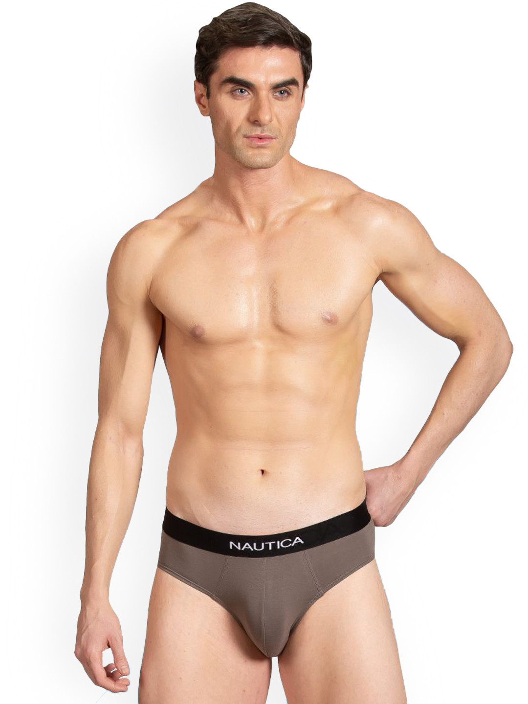 Nautica Mid-Rise Basic Briefs LJSBF01-GMTL