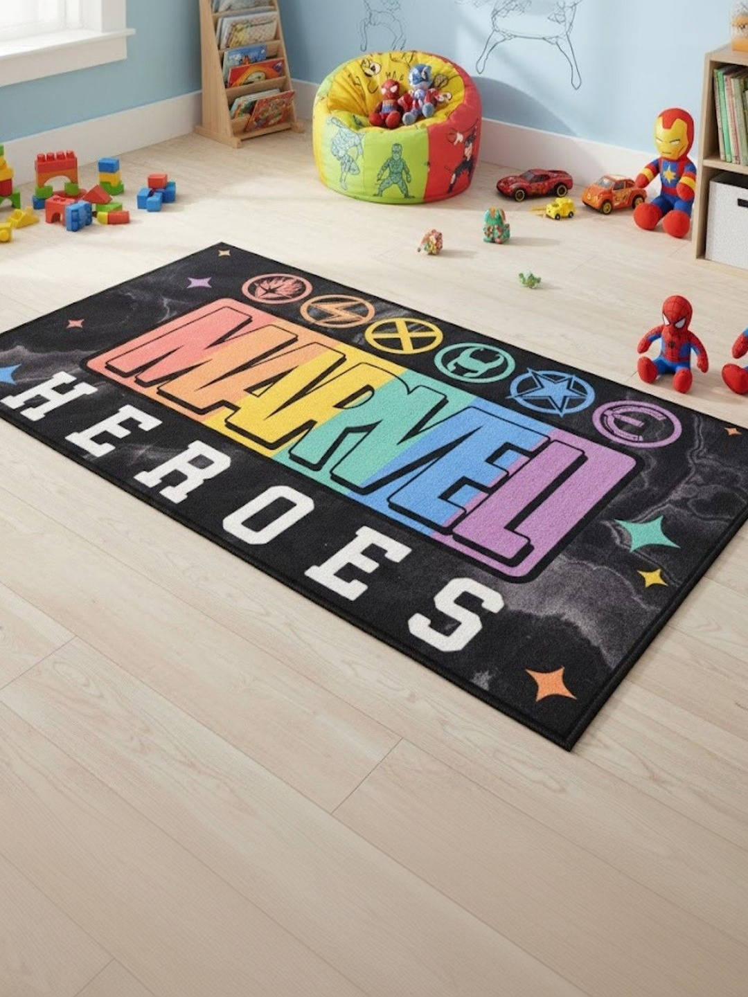 Athom Living Marvel Heroes Anti-Skid Carpet