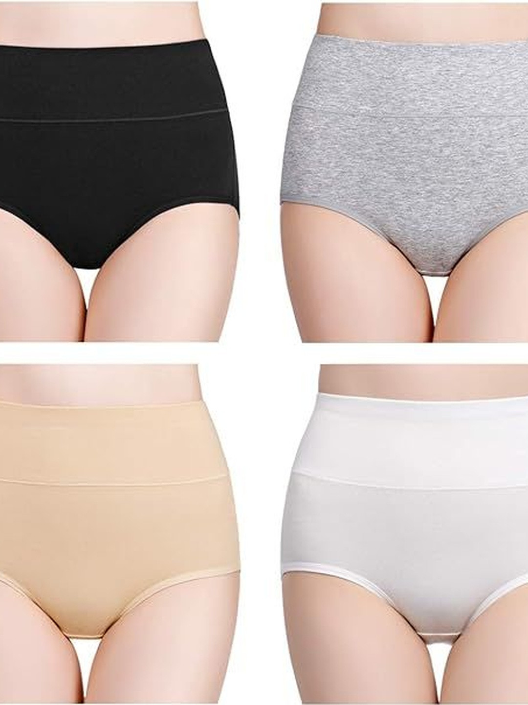 Diving Deep Women Pack Of 4 Mid-Rise Hipster Briefs