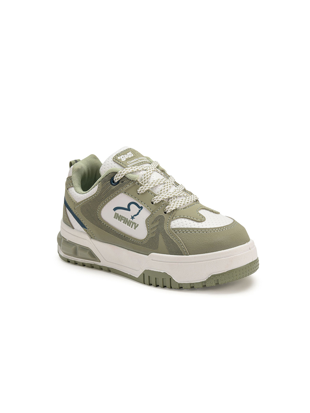 G&D Kids Round Toe Lace-Ups Lightweight Sneakers