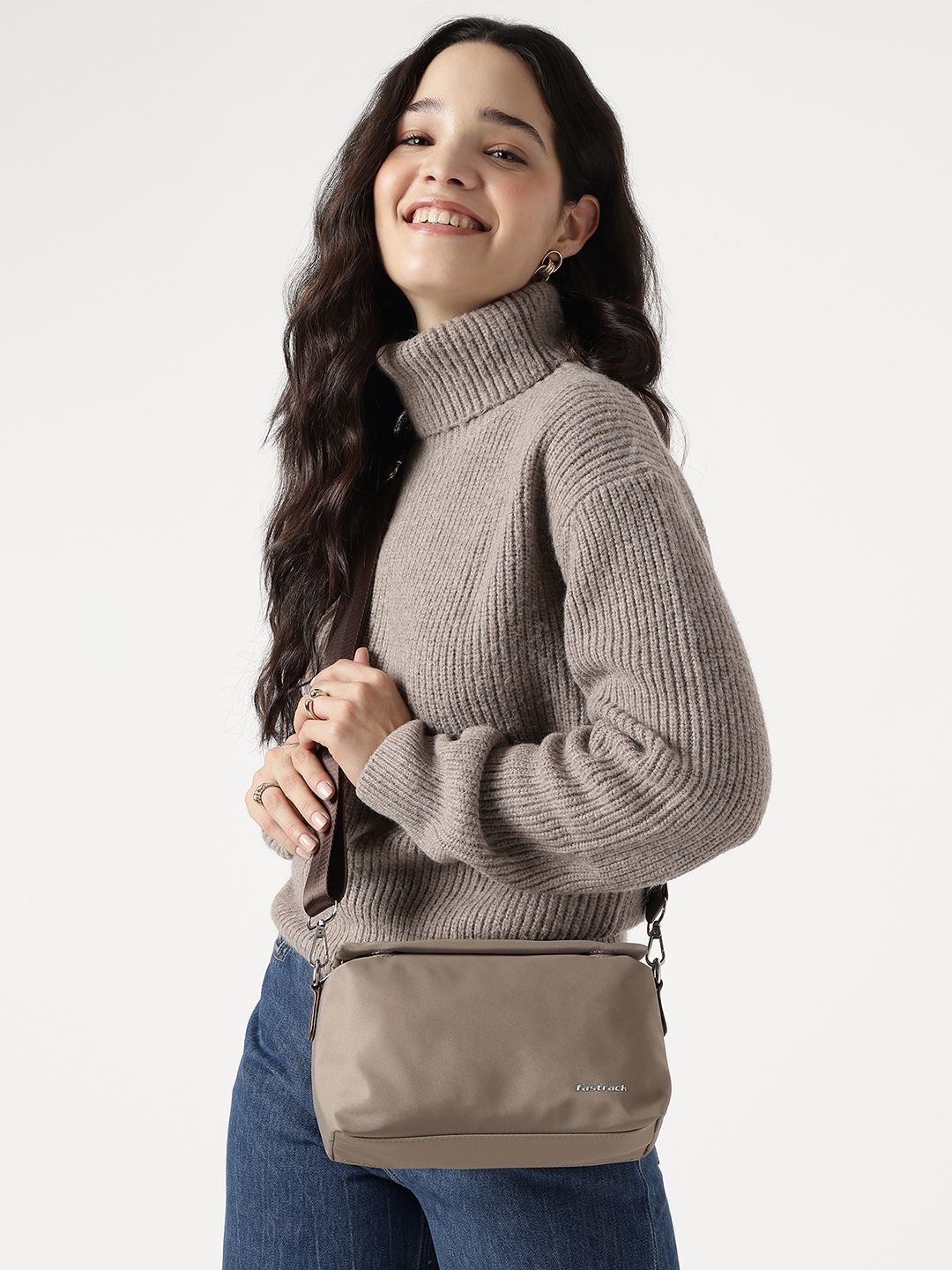 Fastrack Zip Detail Crossbody City Code Sling