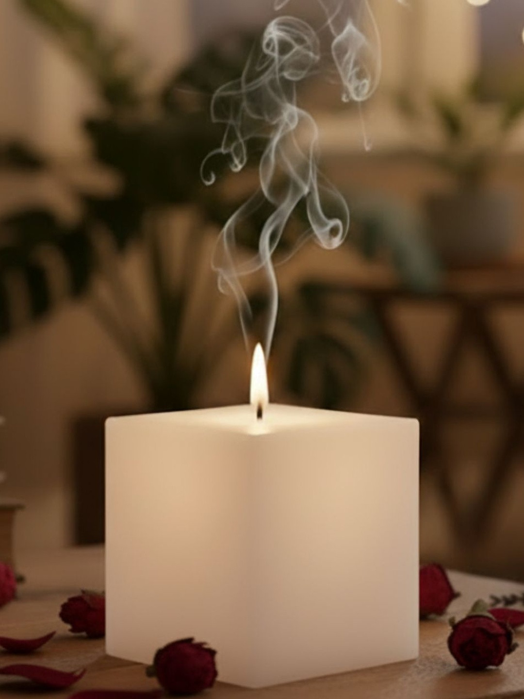 Garden Deco Pillar Candle