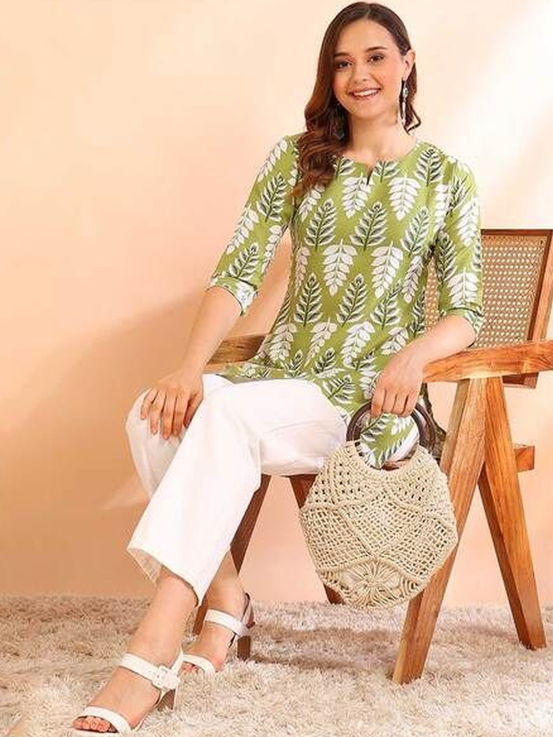 Da Vastraagaar Print Top