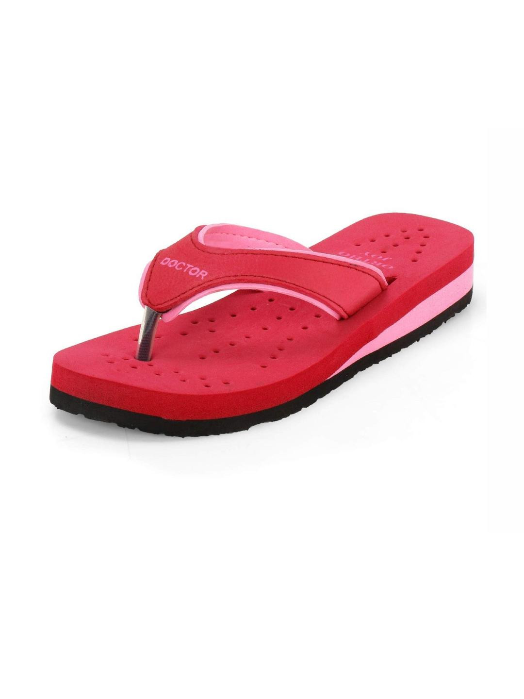 ORTHO JOY Women Rubber Thong Flip-Flops