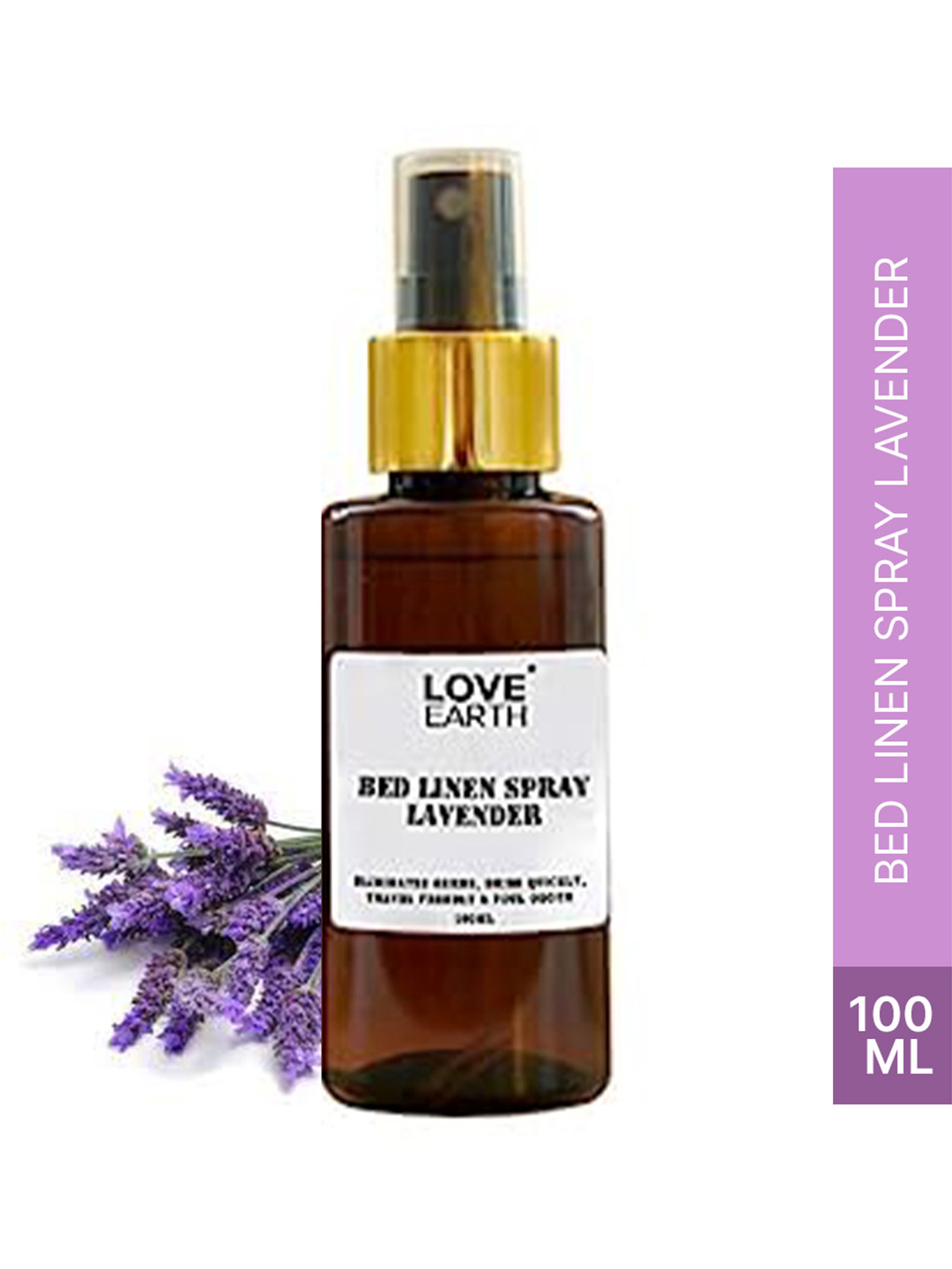 LOVE EARTH White Bed Linen Spray 100 ml