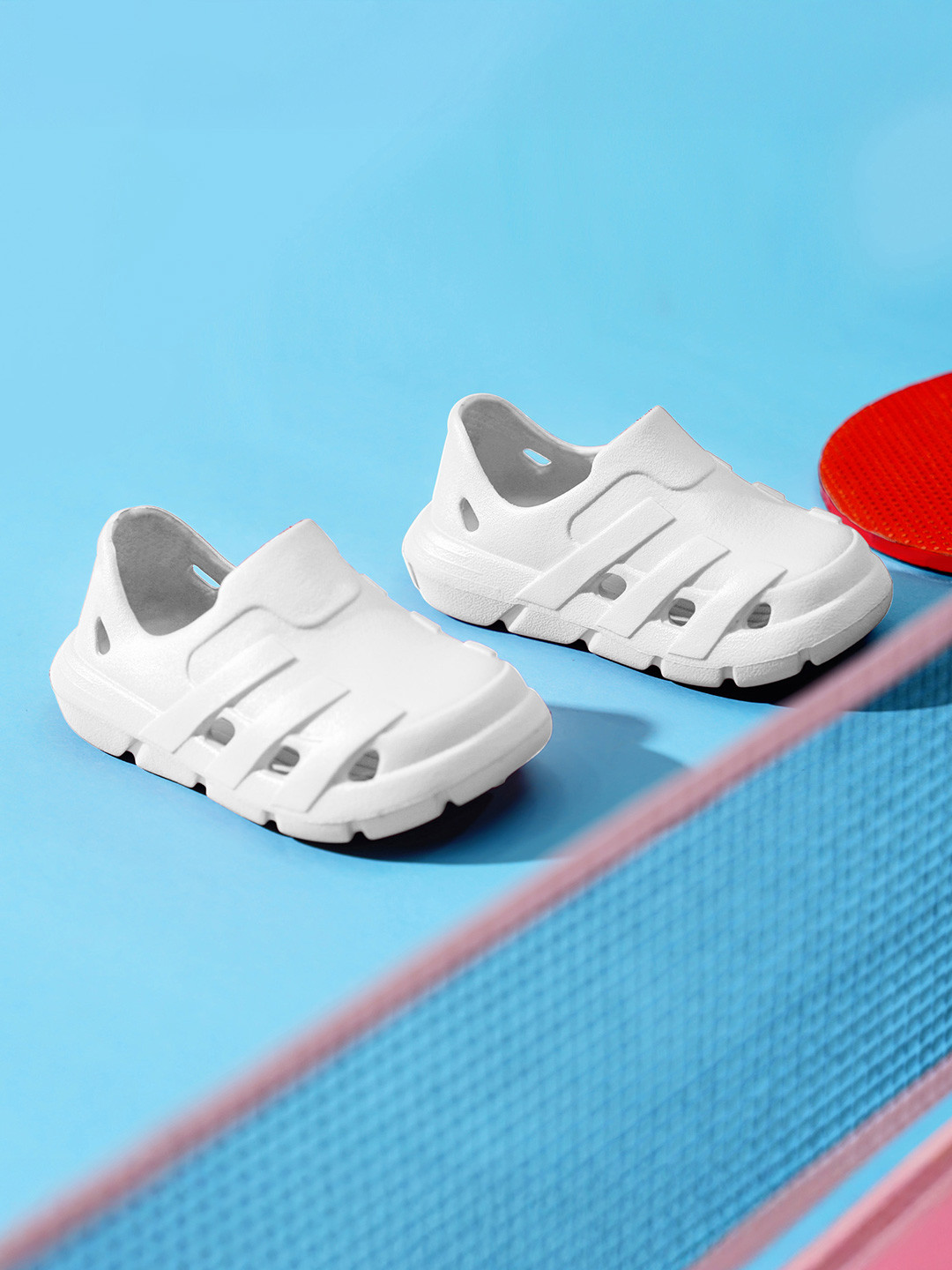 Hoppa Speedy White Kids Casual Shoes