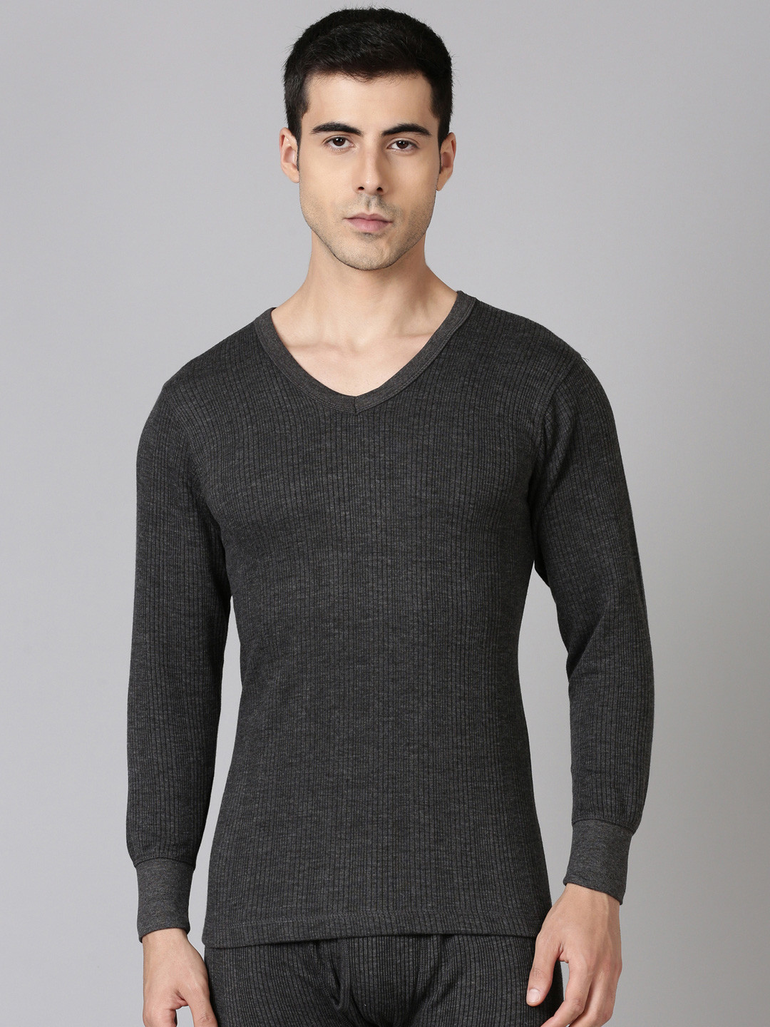 DIXCY SCOTT Men Originals  4-Way Stretch Ribbed Thermal Tops