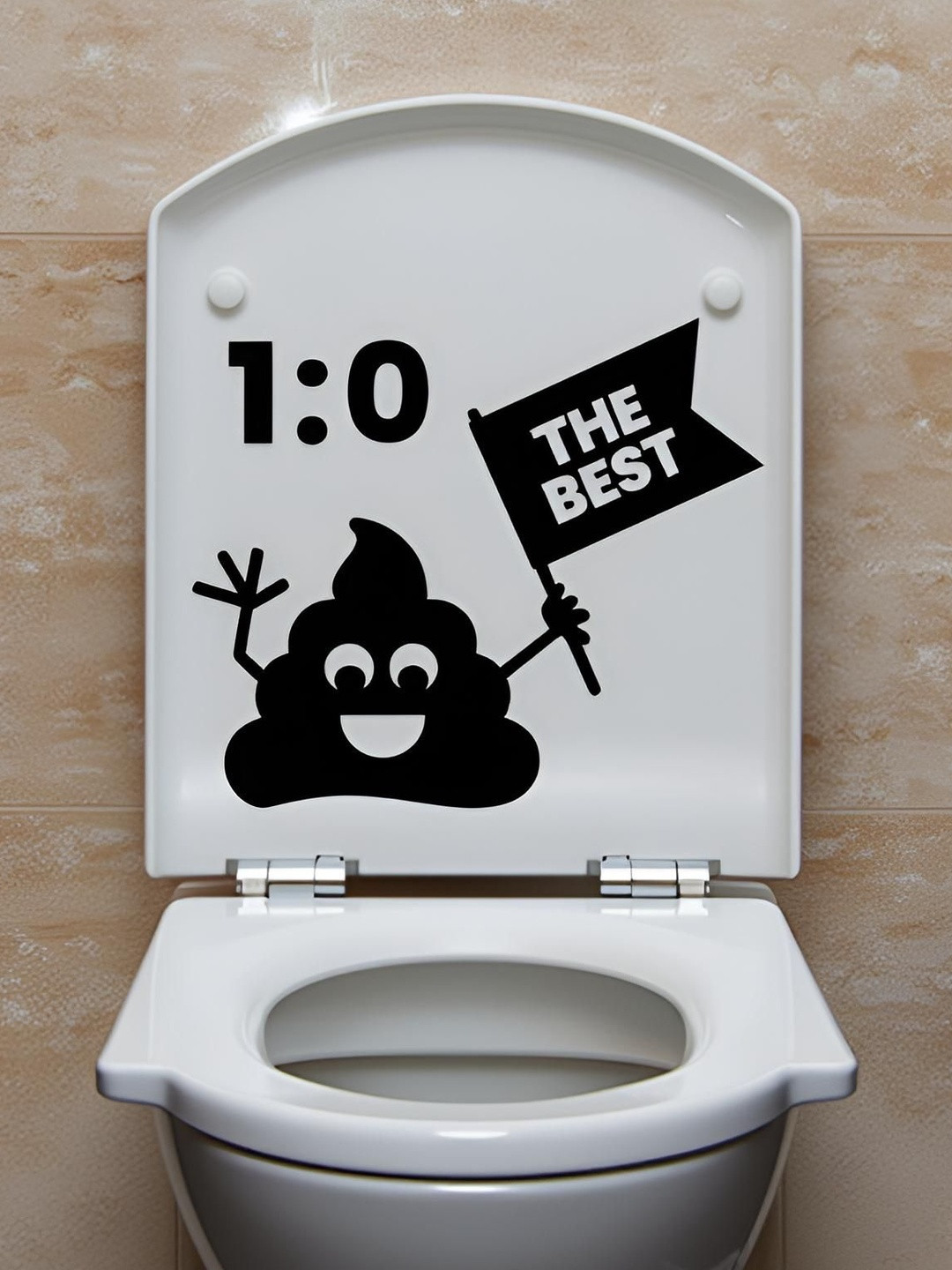 DEALSEVEN FASHION Black Waterproof Self-Adhesive Wall Sticker