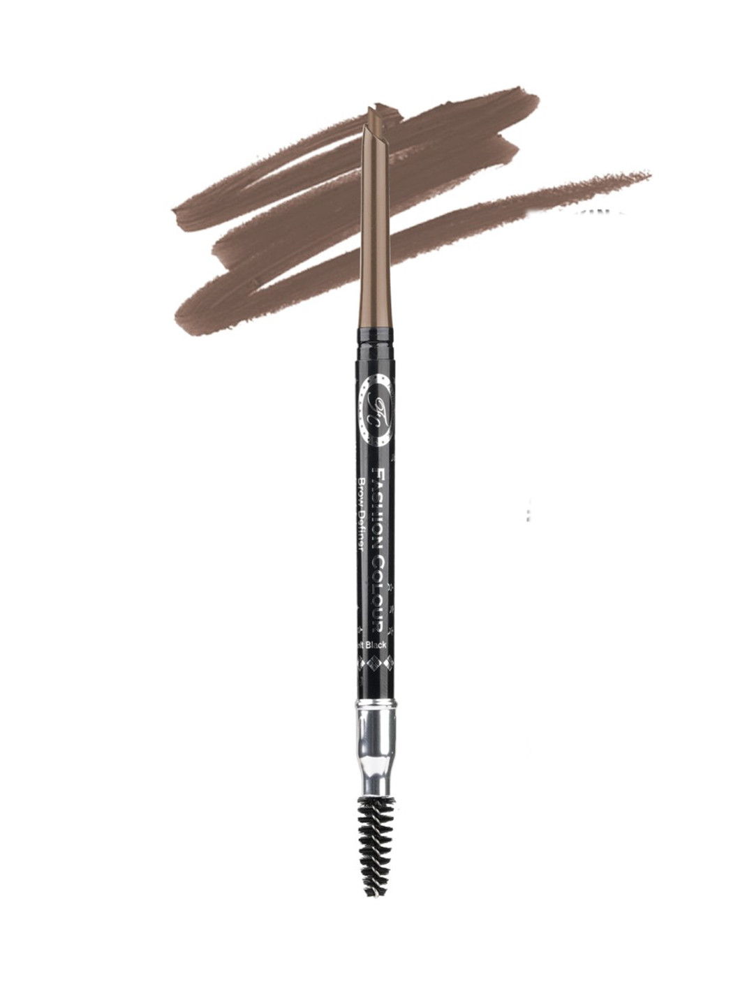 Fashion Colour Intensifying Fill-In Brow Liner with Spoolie Brush - Chocolate Brown