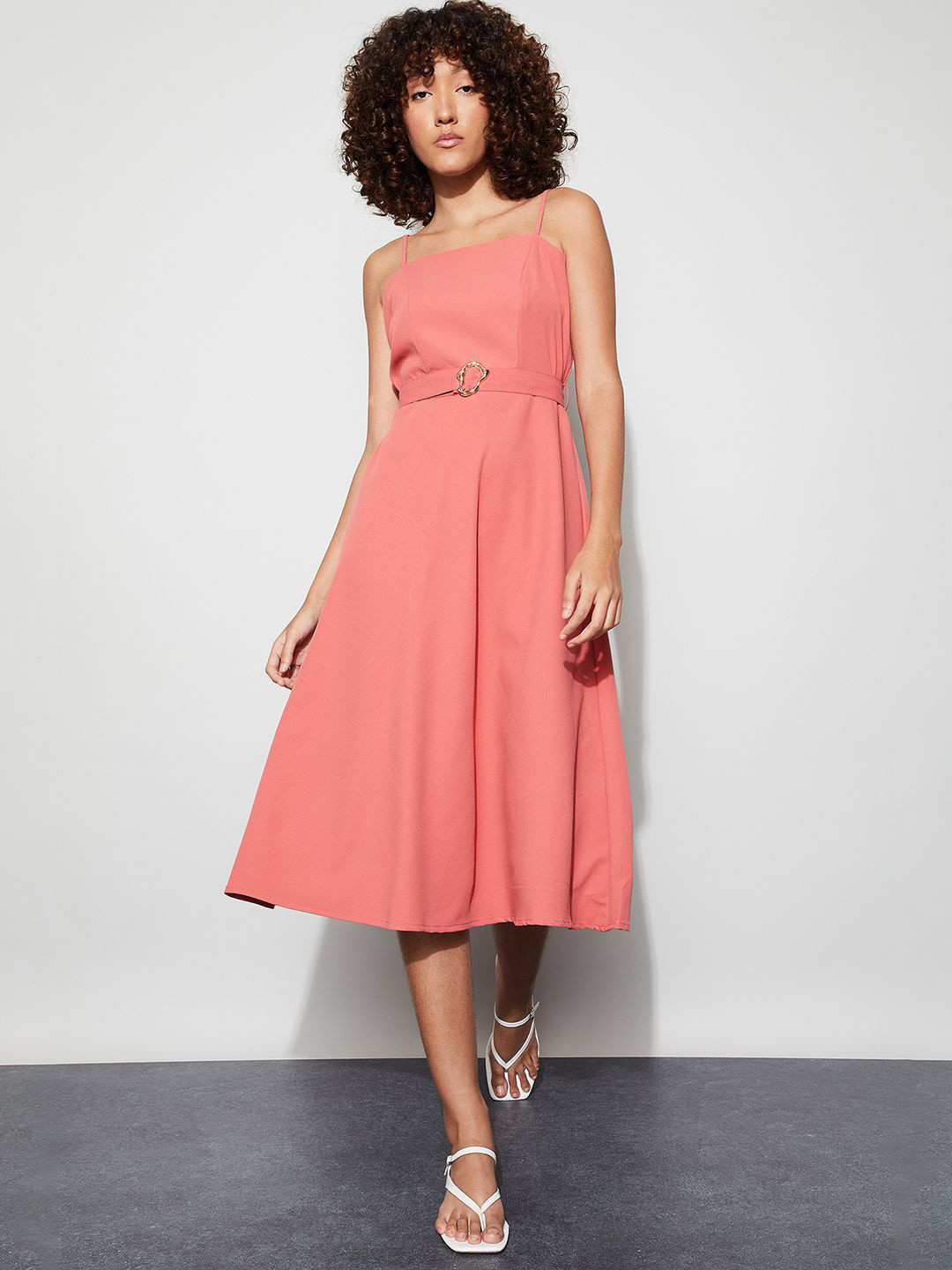 CODE by Lifestyle Fit & Flare Midi Dress
