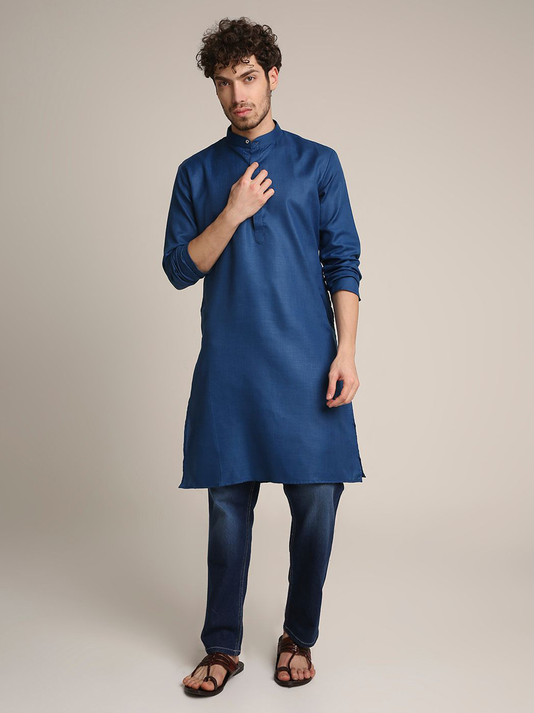 Zonny Men Thread Work Kurta