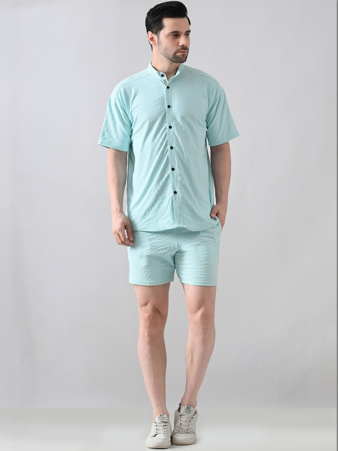 BAESD Shorts Sleeved Shirt & Shorts Co-Ord Set