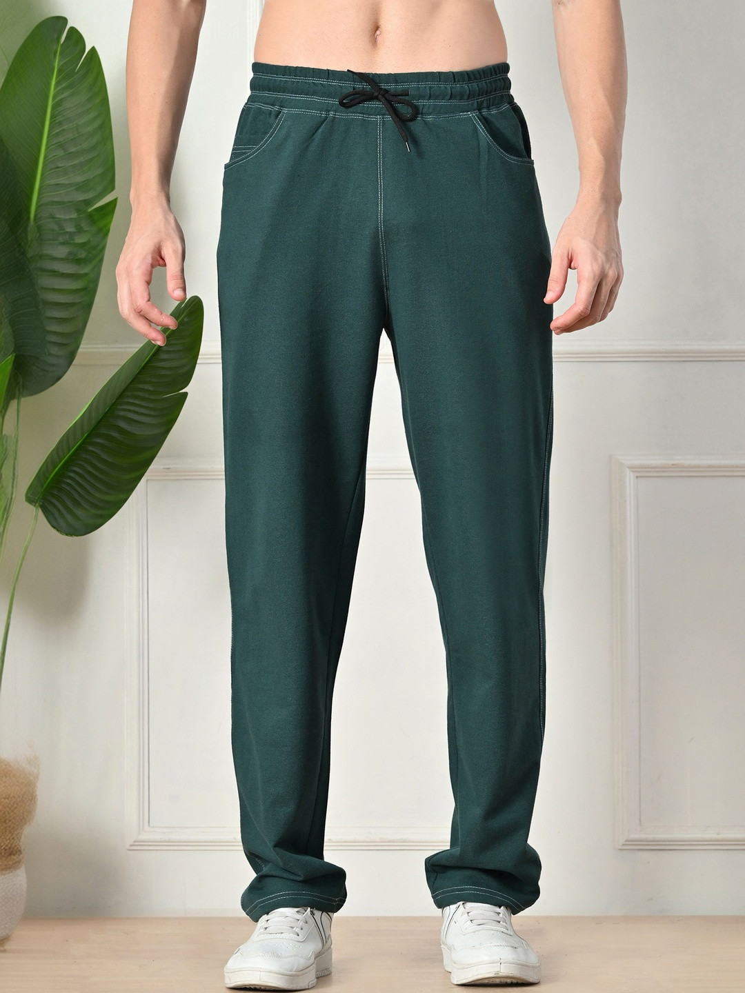 GLITO X Men Baggy Fit Mid Rise Track Pants