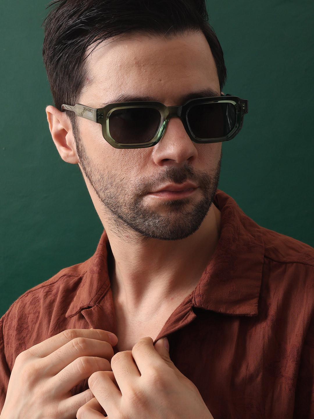 MAGNEQ Unisex Square Sunglass With UV Proctected Lenses - MG 8109/ C4