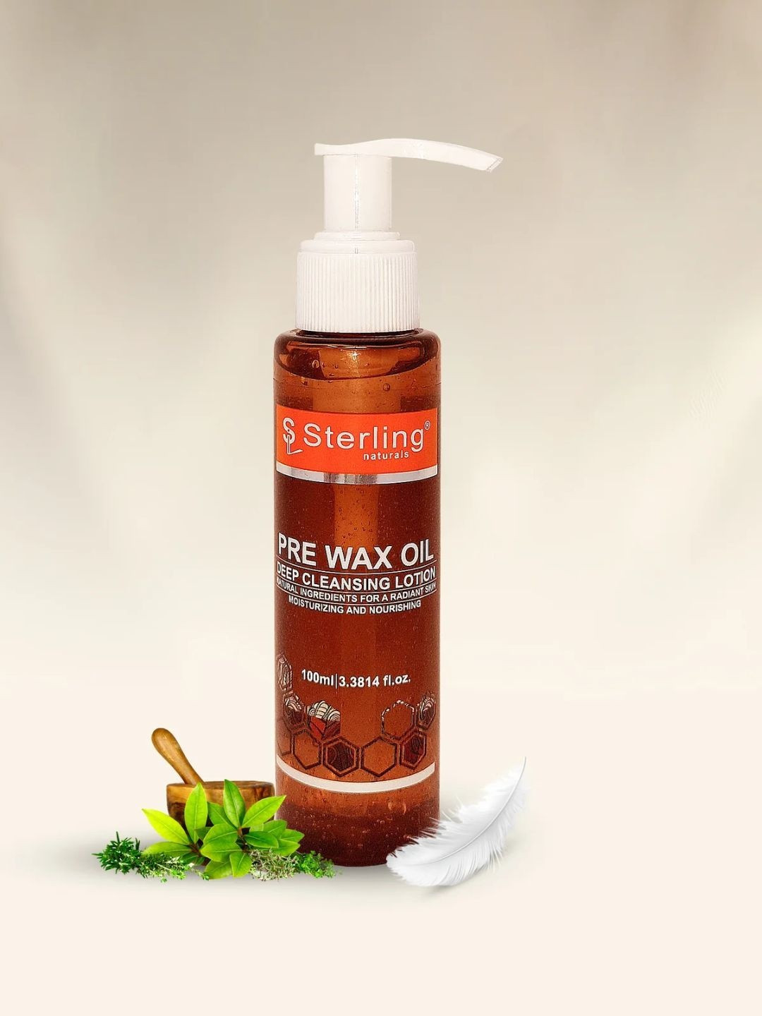 Sterling Naturals Non-Greasy Formula Pre Wax Oil - 100 ml