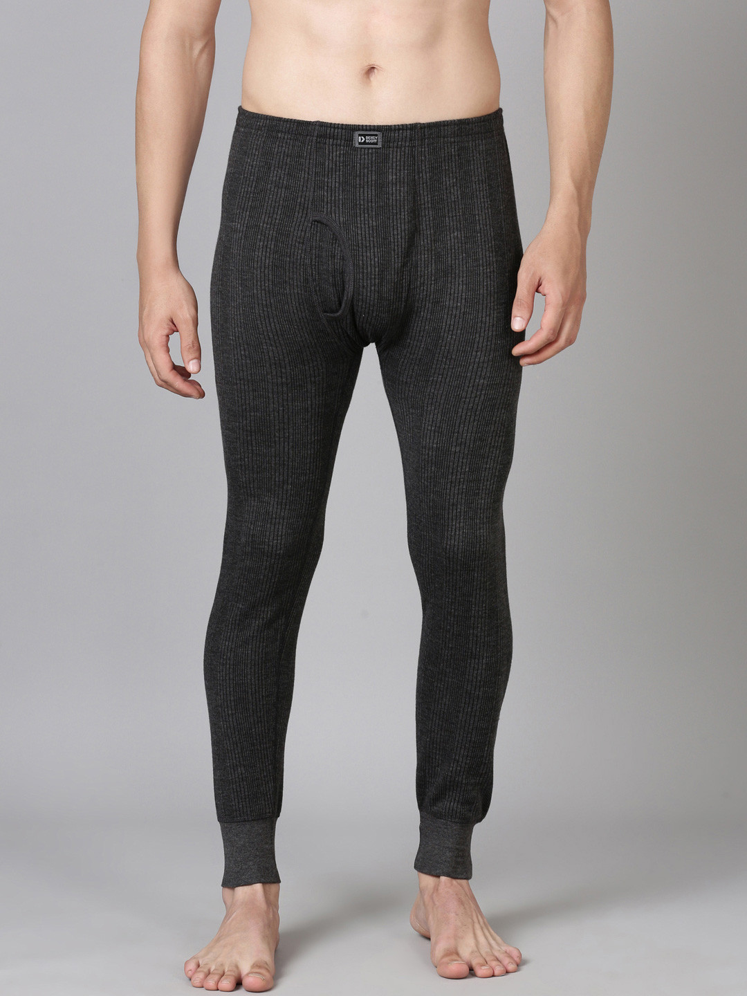 DIXCY SCOTT Men Originals Four-Way Stretch Ribbed Thermal Bottoms