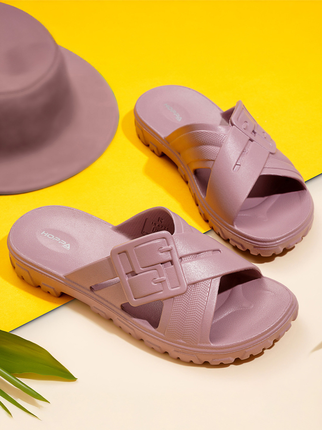 Hoppa Flippy Light Berry Women'S Slides