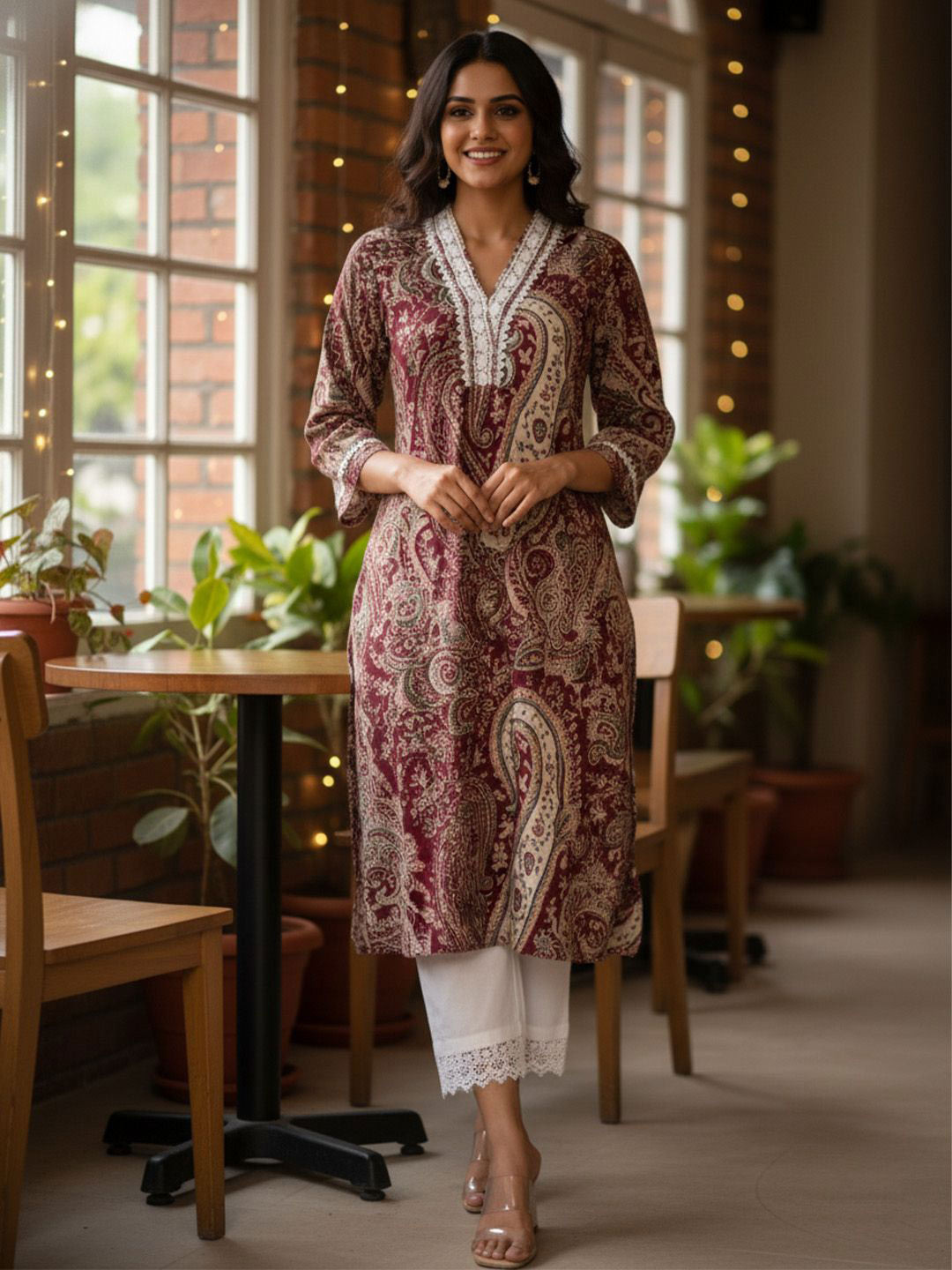 AADVIKA Women Paisley Printed Kurta